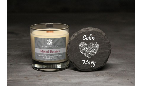 Personalised Mixed Berries Soy Candle